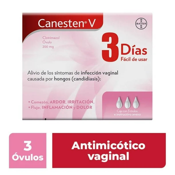 Óvulos Canesten V Óvulos 3 días