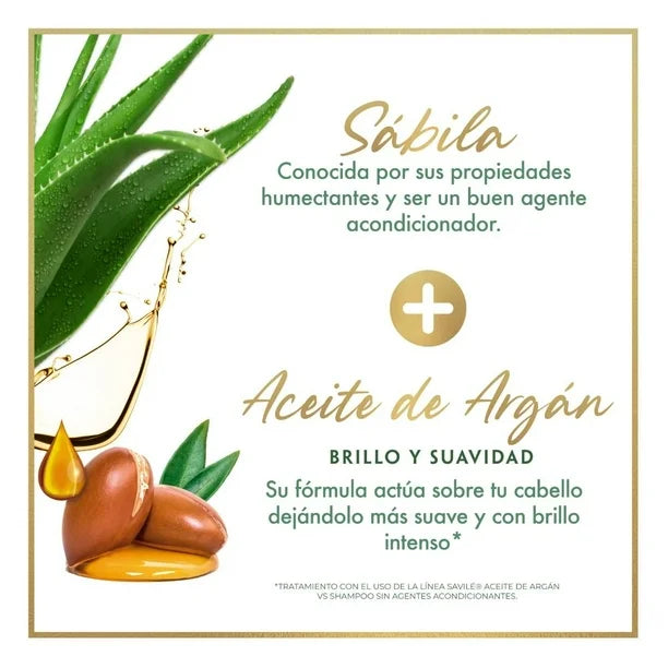 Shampoo Savilé Aceite de Argán 700 ml