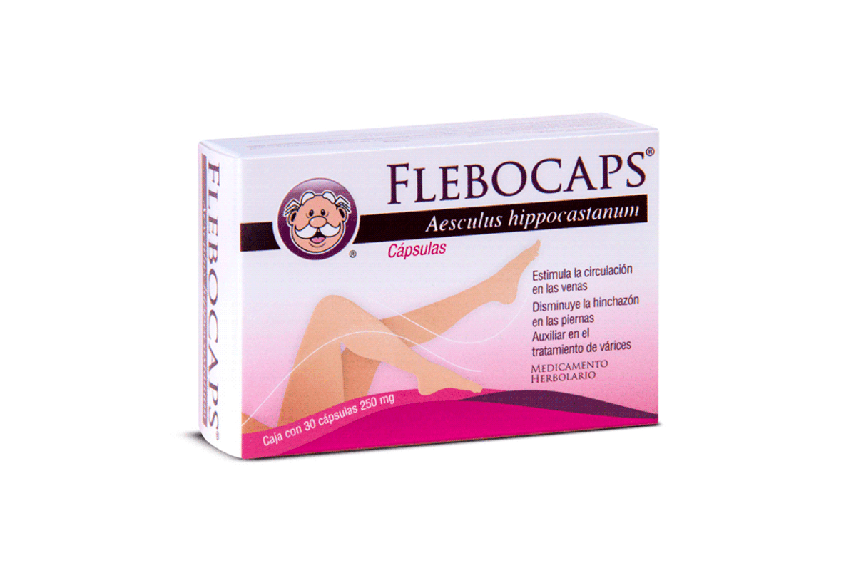 Herbal Varicose Castaña de Indias, 250mg, 30 capsules