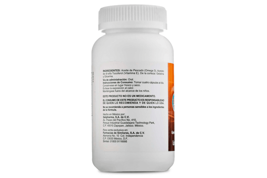 SIMI Omega RX Vitamin E, Omega 3, 60 CAPSULAS