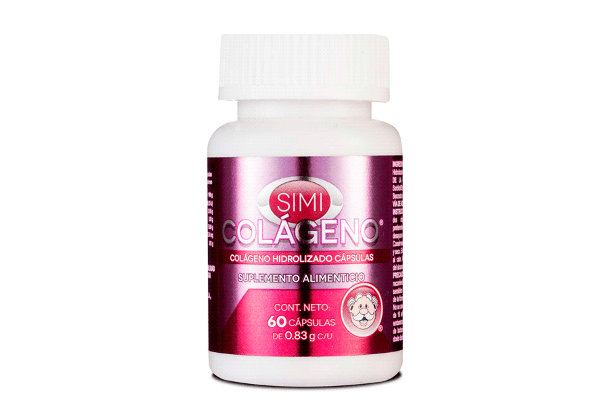SIMI Colageno Hidrolizado Pelo, Piel y Uñas 60 Gel Capsulas