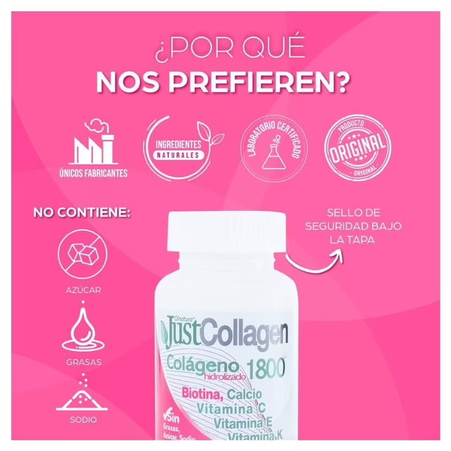 Suplemento alimenticio Olnatura just collagen 90 tabletas con 1.15 g c/u