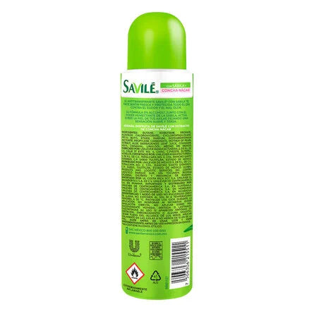 Desodorante Antitranspirante Savile Concha Nacar Aerosol 150 ml