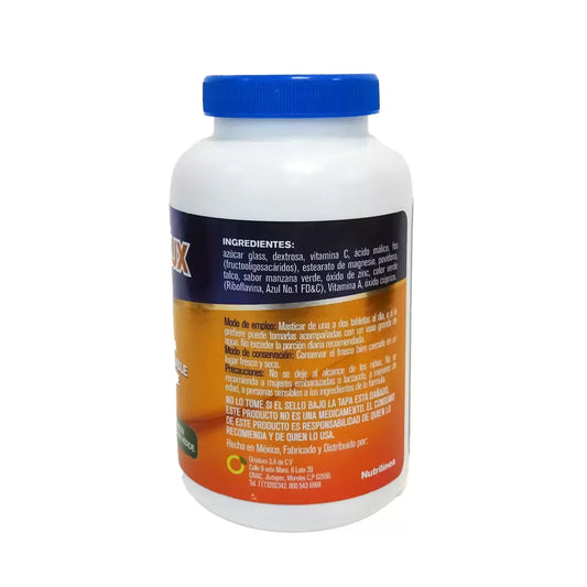 Just Cetrux Vitamina C, Fibra Soluble, Zinc y Cobre - 120 Tablets