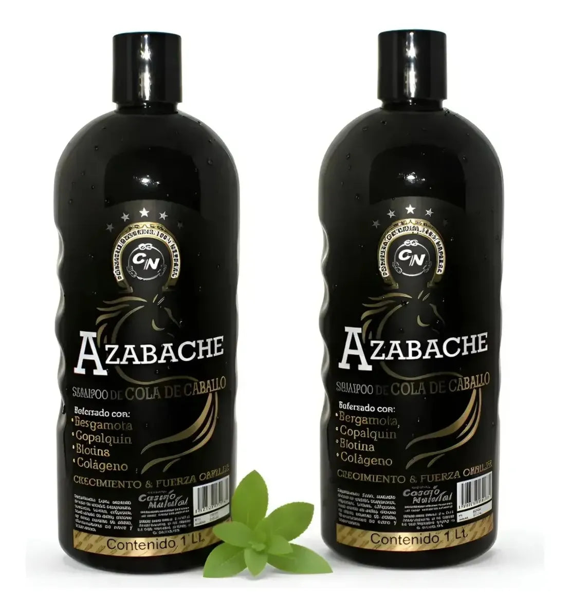 Azabache Horsetail Shampoo | Shampoo de Cola de Caballo, 1 L (1 Pack)