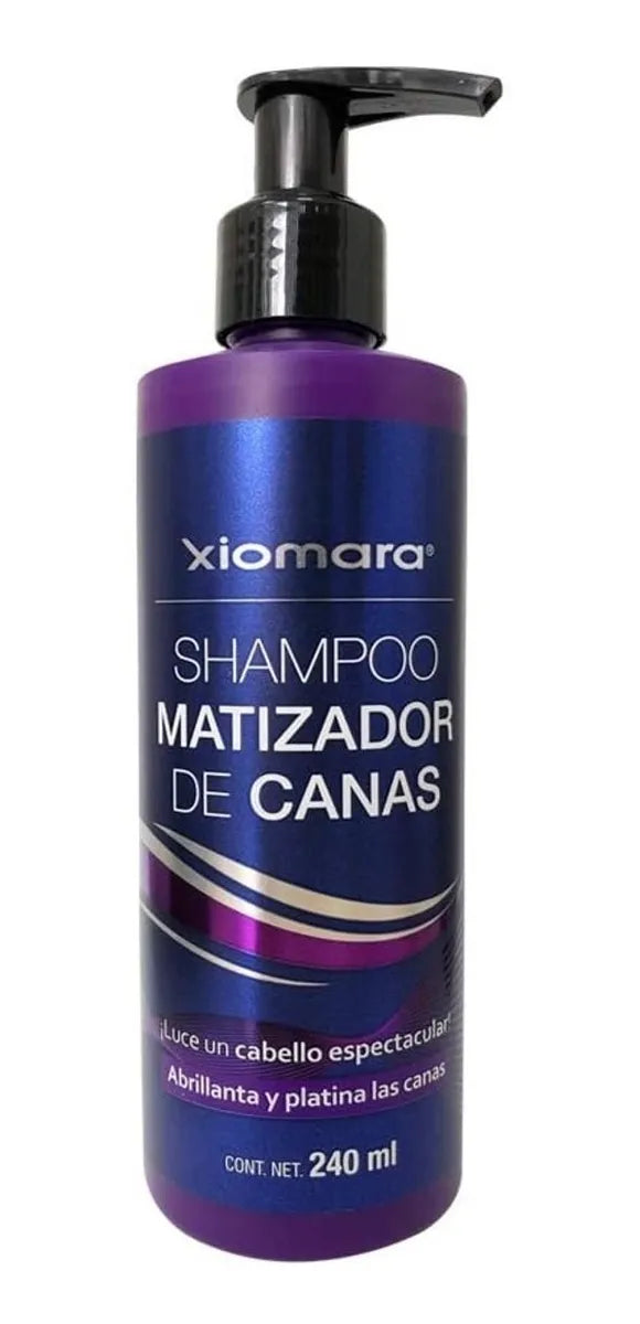 Shampoo Xiomara Matizador De Canas 240ml. (2 pack)