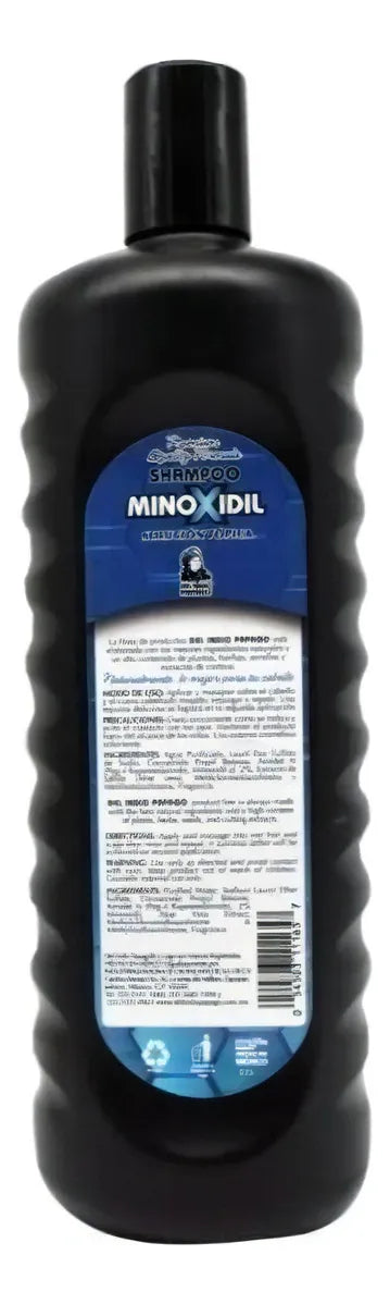 Shampoo Minoxidil Del Indio Papago, Enriquecido Con Aloe Vera 1.1L. (2 pack)