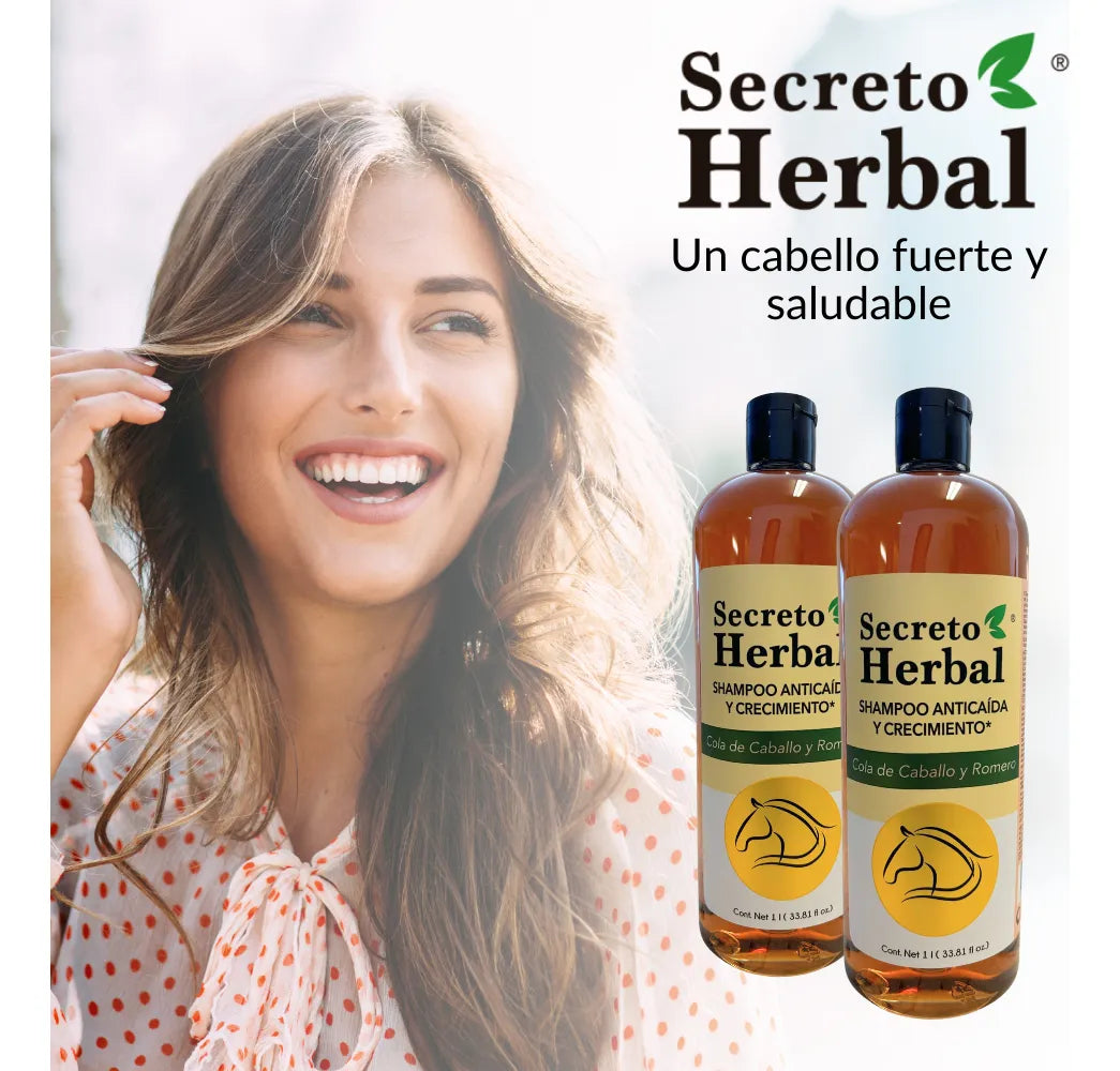 Shampoo Secreto Herbal ( 2 Romero, 2 Chile & 2 Sábila) 6 Pack
