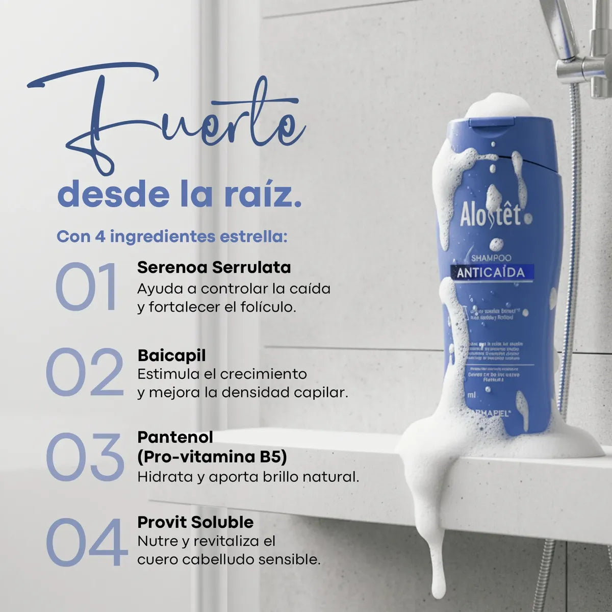 Anacastel Minoxidil 5% + Alostet Shampoo | Shampoo de Regalo