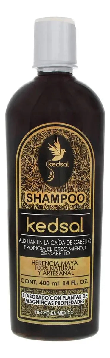 Shampoo Kedsal Anti Caída Artesanal, 400ml. (1 pack)