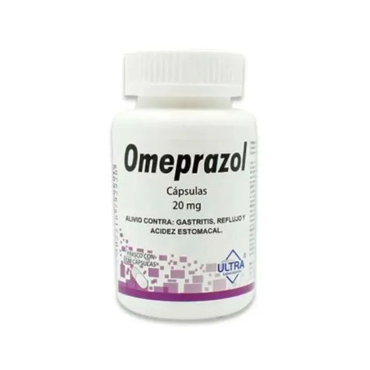 Omeprazol Gastritis, 20mg, 30 capsules.