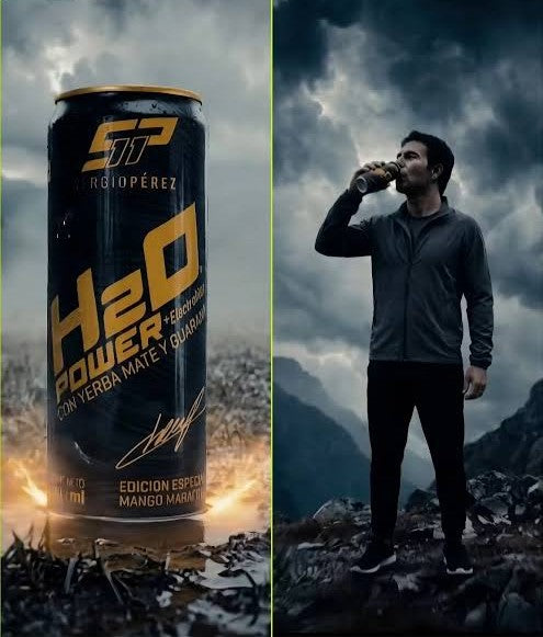 H2O Power con Sergio “Checo” Pérez | Mango y maracuyá | 1 botella