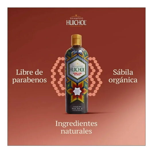 Shampoo Huichol Hair Loss Treatment, 400 ml. (3pack)