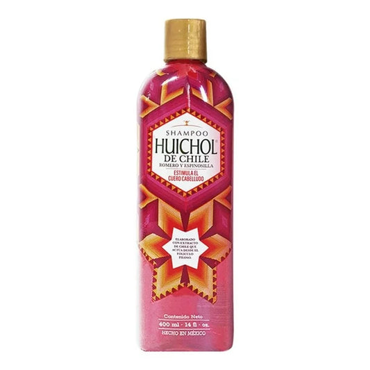 Shampoo Huichol Chile & Romero Hair Loss Treatment, 400 ml. (1 pack)