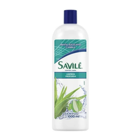 Shampoo Savilé control caspa menta y eucalipto 1000 ml