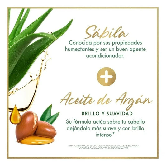 Shampoo Savilé Aceite de Argán 700 ml