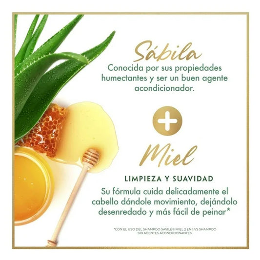 Shampoo Savilé 2 en 1 Miel 700 ml