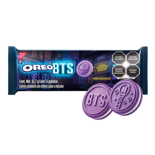 Galleta Oreo BTS Edicion Limitada Mexico, 65.7 g