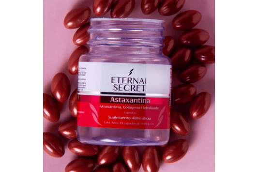 Eternal Secret Astaxantina Colágeno Hidrolizado, 30 cap