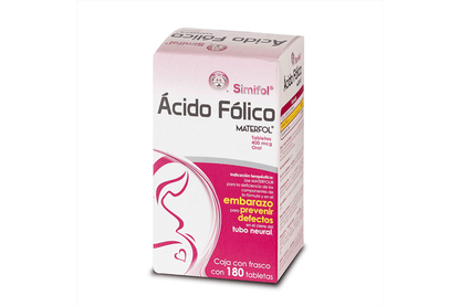 Simifol Acido Folico, 400mg, 180 tablets