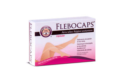 Herbal Varicose Castaña de Indias, 250mg, 30 capsules