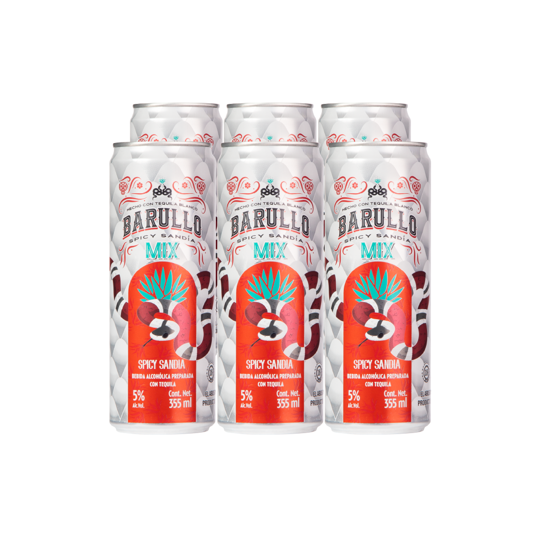 Barullo Mix Spicy Watermelon / Sandía Picante – 6 Pack