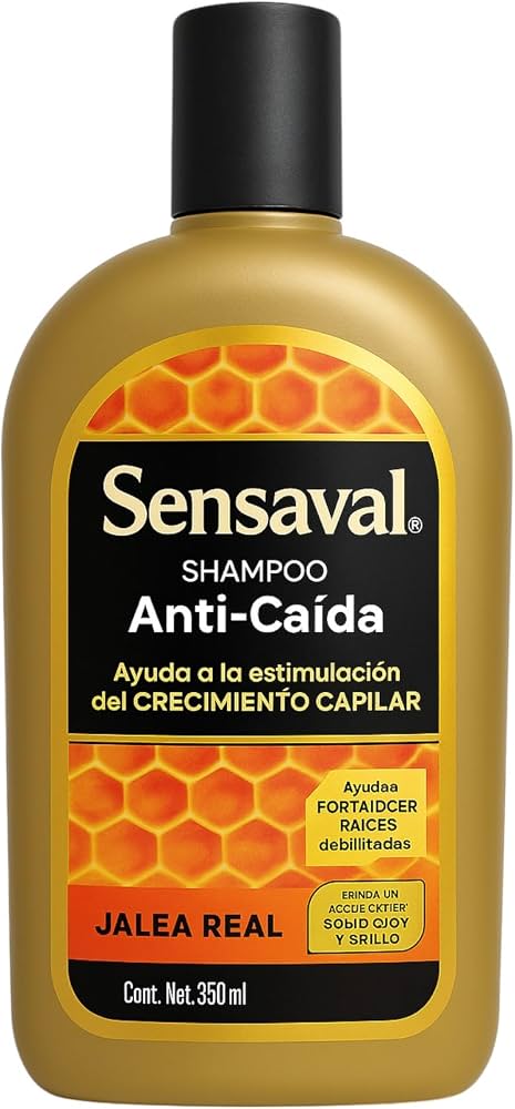 Sensaval Royal Jelly Shampoo | Shampoo de Jalea Real, 350 ml