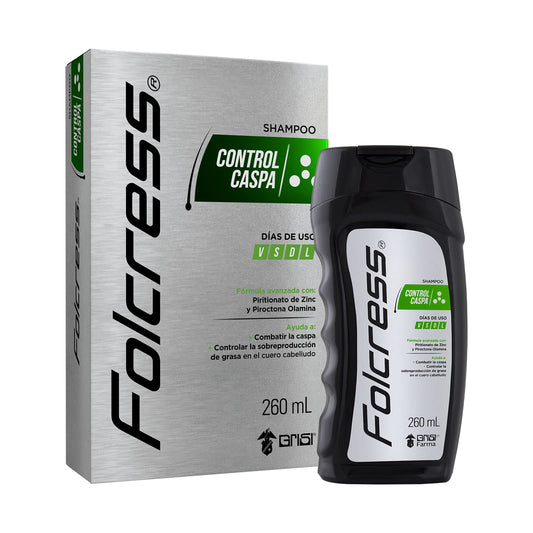 Folcress Control Caspa Shampoo - Control Excess Oil and Dandruff with Ease