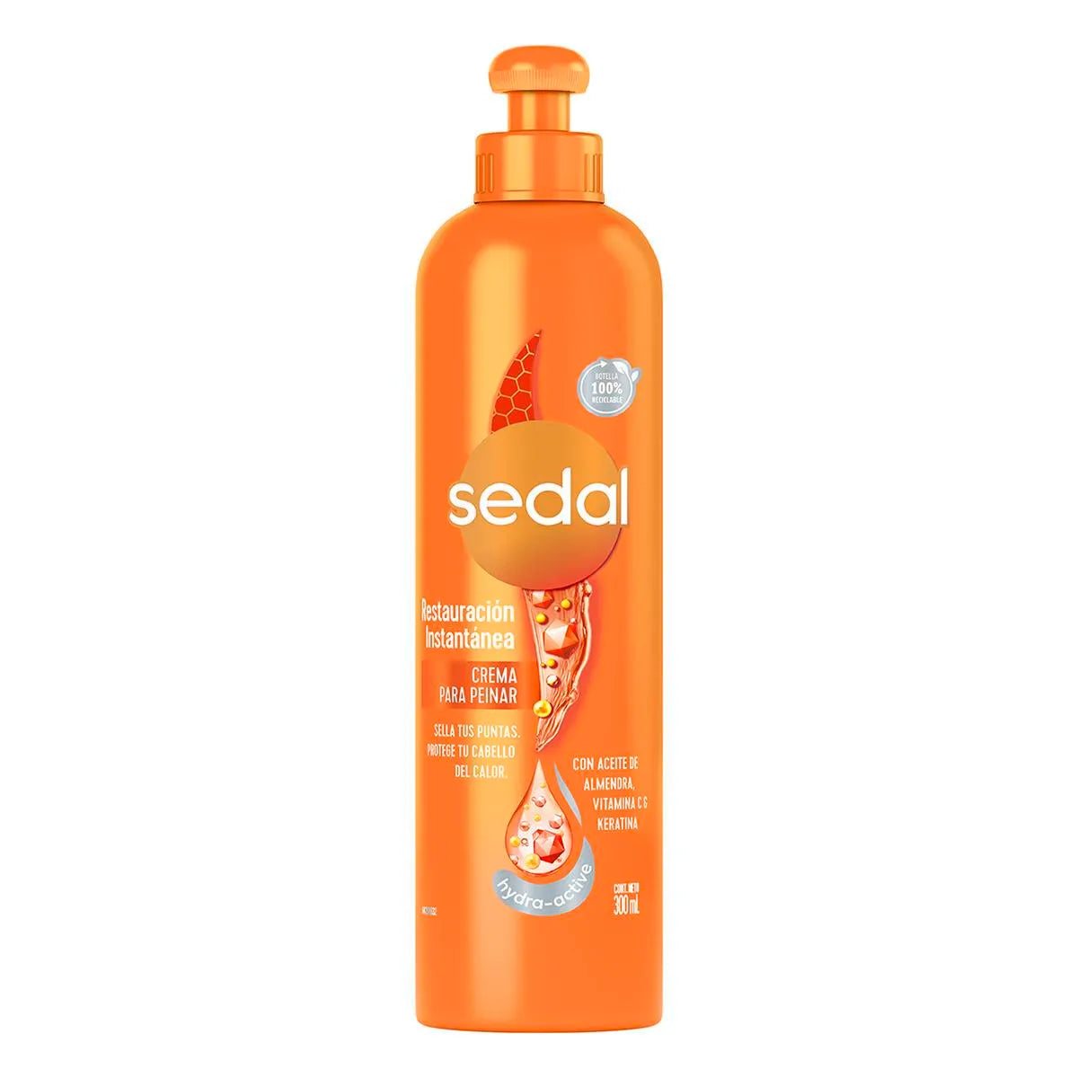 Sedal Instant Restoration Leave-In Styling Cream 300ml | Crema para Peinar Sedal Restauración Instantánea 300ml