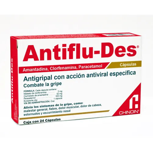 Antiflu-Des Antigripal, 24 cápsulas