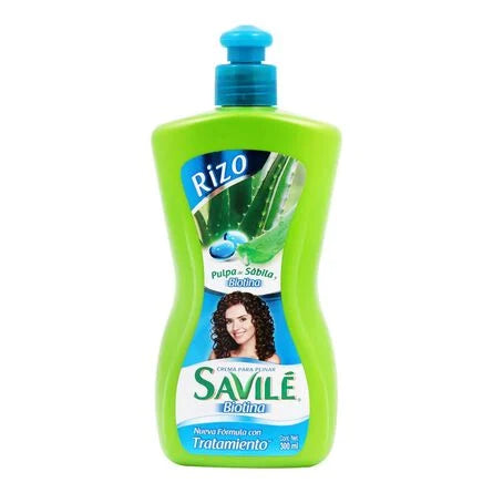 Crema Para Peinar Savilé Rizo Biotina 300 ml