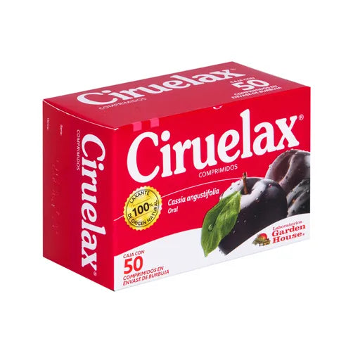 Ciruelax Laxante, 50 comprimidos.