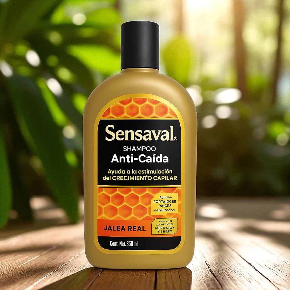 Sensaval Royal Jelly Shampoo | Shampoo de Jalea Real, 350 ml