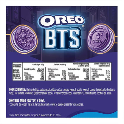 Galleta Oreo BTS Edicion Limitada Mexico, 65.7 g