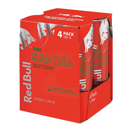 Red Bull Energy Drink - The Sandia Edition Flavor- 250 ml (4 pack)