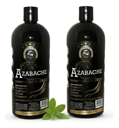 Azabache Horsetail Shampoo | Shampoo de Cola de Caballo, 1 L (1 Pack)