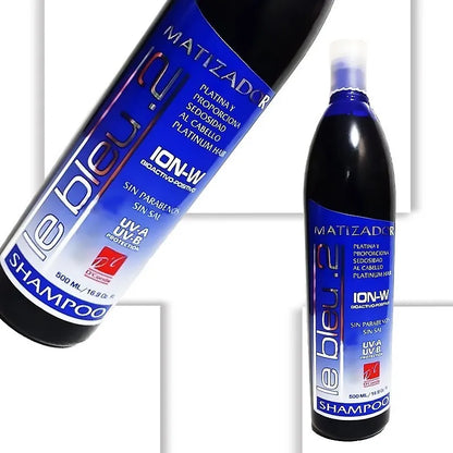Shampoo Matizador Le Bleu D'Conde, 250ml,  Platina Y Da Brillo (2 pack)