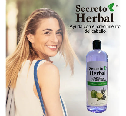 Shampoo Secreto Herbal ( 2 Romero, 2 Chile & 2 Sábila) 6 Pack