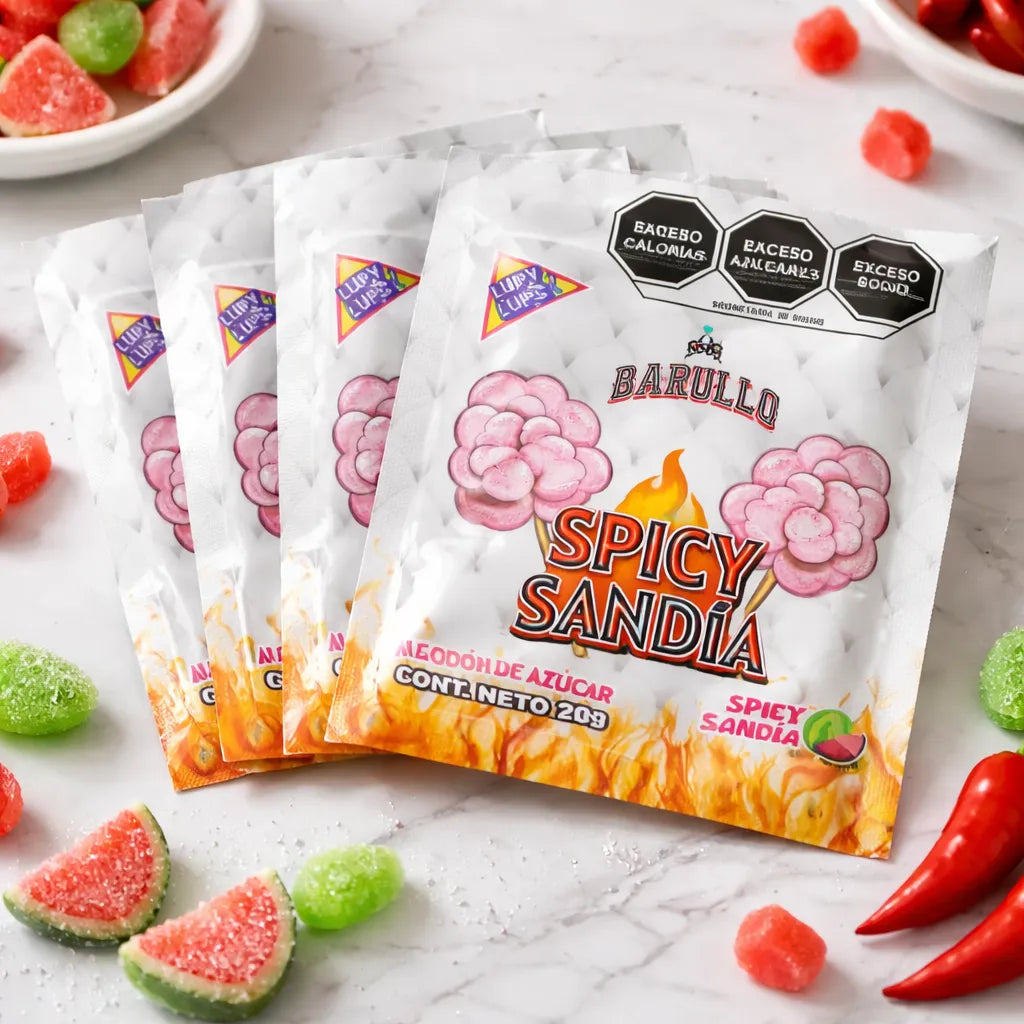 Algodón De Azúcar Barullo Spicy Sandía - 12 Pack