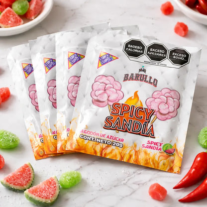 Algodón De Azúcar Barullo Spicy Sandía - 12 Pack
