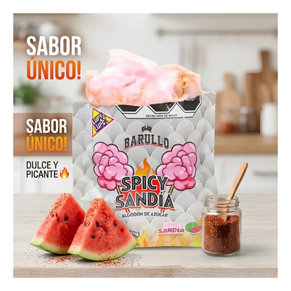 Algodón De Azúcar Barullo Spicy Sandía - 12 Pack