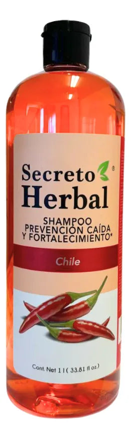 Shampoo Secreto Herbal Anticaída Y Fortalecimiento Chile 1 L