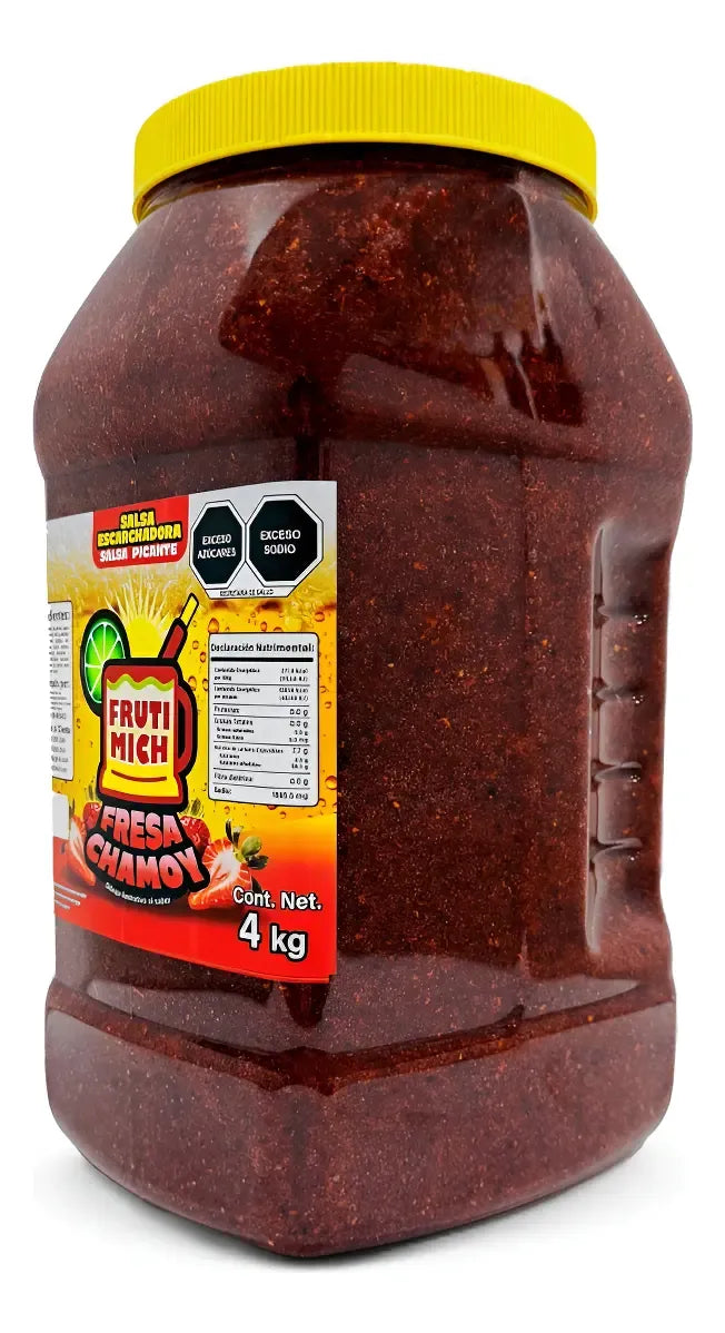 Frutimich Chamoy Michelada Rim Paste | Escarchador de Chamoy, 4 kg