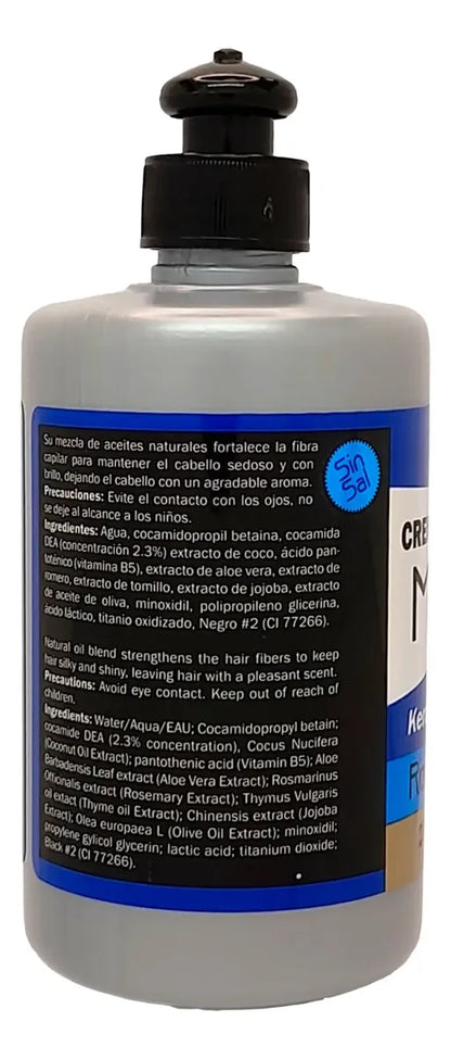 Minoxidil Curl Styling Cream with Keratin & Collagen | Crema para Peinar Rizos