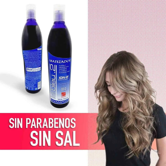 Shampoo Matizador Le Bleu D'Conde, 250ml,  Platina Y Da Brillo (2 pack)