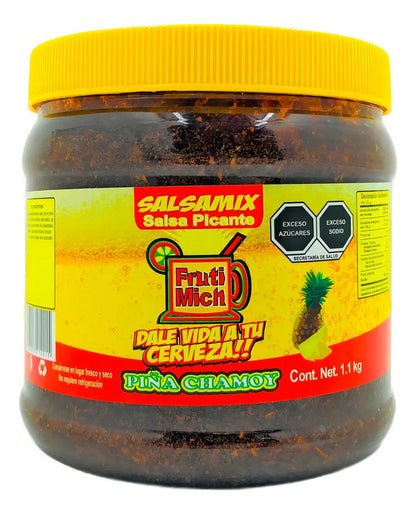 Frutimich Pineapple Chamoy Rim Paste | Escarchador de Piña Chamoy, 1.1 kg
