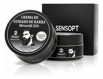 Sensopt Beard Balm | Bálsamo para Barba, 150 g, Incienso Dragón Antiguo (2 Pack)