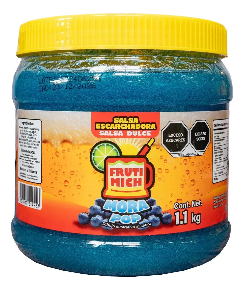 Mora Pop Blackberry Michelada Rim Sauce | Salsa para Escarchar, 1.1 kg