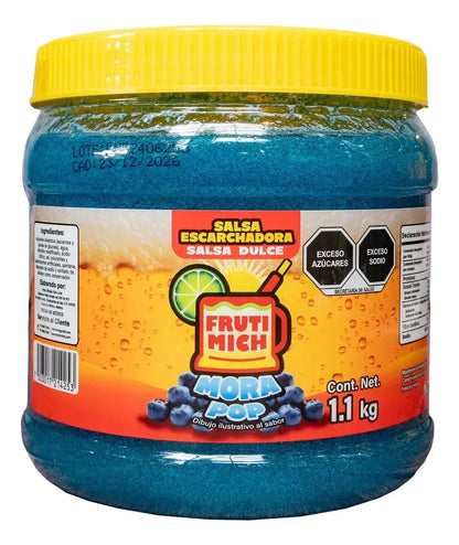 Mora Pop Blackberry Michelada Rim Sauce | Salsa para Escarchar, 1.1 kg