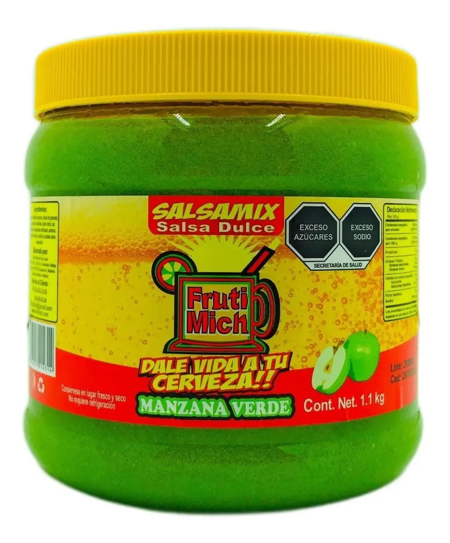 Frutimich Apple Michelada Rim Paste | Escarchador de Manzana, 1.1 kg